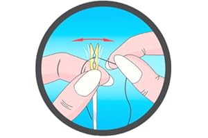 HOTPORTGIFT 24 Aiguilles Magique Enfilage Facile