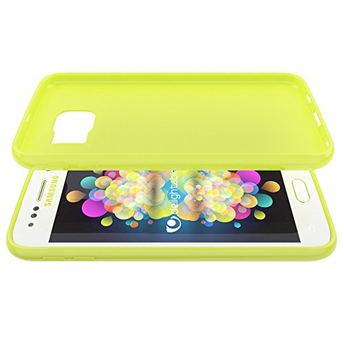 Samsung Galaxy S7 HÃ¼lle HandyhÃ¼lle von NALIA, Ultra-Slim TPU Silikon Jelly Case, DÃ¼nnes Cover Gummi SchutzhÃ¼lle Skin, Etui Handy-Tasche Backcover Bumper fÃ¼r Samsung S7 Smart-Phone - Neon GrÃ¼n Gelb