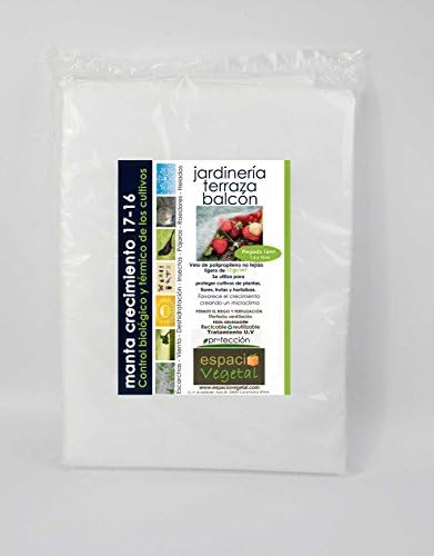 17g ANTI FROST MESH 16 sq. mt. folded. Measures 1.6 x 10m.. Protects plants flowers, vegetables and fruit crops from low temperatures.