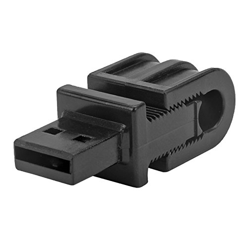 Tether Tools JerkStopper Computer Support USB Mount Kabelhalter - Kabelentlastung für an Computer oder Notebooks angeschlossene Kabel - z.B. für USB-Kabel, Netzwerkkabel, HDMI-Kabel etc.