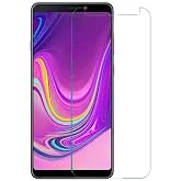 Elfia Samsung Galaxy A9 2018 ile Uyumlu Ekran Koruyucu Temperli Cam Koruma Sert Maxi Şeffaf