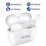 ·【WÄHLEN SIE UNS】 TEZER bietet eine 5-monatige Garantie ohne Sorgen mit einem sorgfältigen Kundenservice, der Ihren Einkauf risikofrei macht. Wenn Sie mit dem Bluetooth-Headset nicht zufrieden sind oder Probleme bei der Verwendung dieses Bluetooth-Headsets haben, wenden Sie sich an uns, um einen Ersatz oder eine vollständige Rückerstattung zu erhalten.