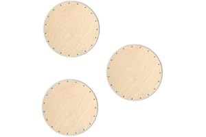 ‎HAFEEHOO Zita's Creative 3X Korbboden, rund, 16cm für 3mm Rohr - Flechten, Korbflechten, Schilf Set, Peddigrohr, Flechtmaterial, Flechtset, Rattan