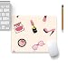 Colorpur Makeup And Fashion Love Designer Mouse Pad Beige Base - 8 in x 7 in | Artist: Dolly P RS.249.00