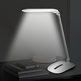 WILIT® T12 10W dimmbare Schreibtischlampe LED mit Touchfeld für 7 Helligkeitsstufen, Augenschutz, weiß - 3