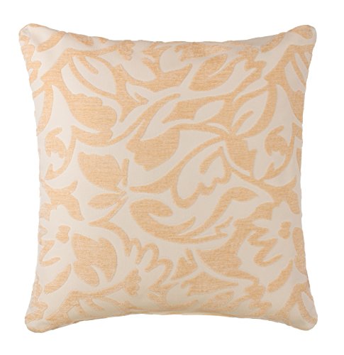 Jacquard Deko Kissen Zierkissen Couchkissen Sofakissen Motivkissen - mit Füllung Größe: ca. 50x50 cm Farbe: Creme/Beige - von Brandsseller