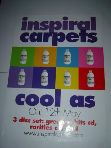 INSPIRAL CARPETS COOL AS ORIGINAL 27 x 19.75 INCHES POSTER