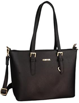 Damen Handtasche / Umhänge Tasche mit Henkel / Schultertasche in vielen Farben