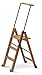 Price comparison product image Arredamenti Italia AR_IT- 170/3 TUSCANIA folding ladder 3 steps finishing cherry wood.