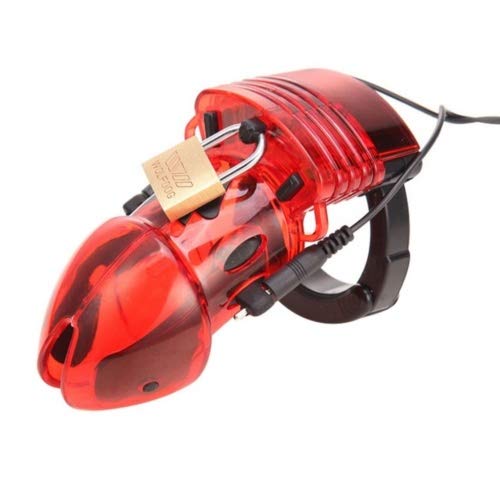 Preisvergleich Produktbild Peniskäfig mit Reizstrom Farbe Rot