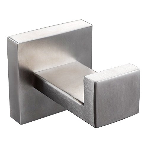 Glighone Handtuchhaken Bad Toilette Handtuch Haken Wandhalterung Kleiderhaken Mantel Haken Hut Haken gebürstetem Edelstahl