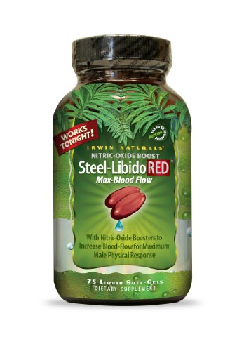 Preisvergleich Produktbild Steel-Libido Rot, 75 Flüssig-Soft-Gels