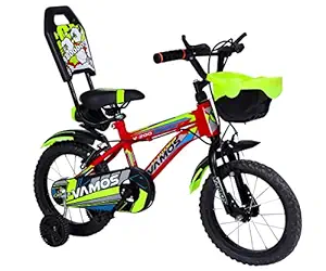 VAMOS V-200 14T Cycle for Kids, Girls & Boys with Training Wheels 85% Assembled Ideal for Kids 3 to 5 Years and Height 26 to 36