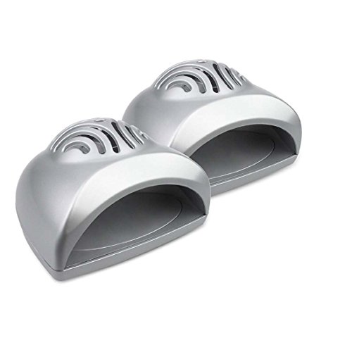 TOOGOO(R) Twin Pack Portable Mini Fan Cute Size Handy Manicure Nail Dryer/Blower for Drying Nail Polish & Acrylic Nail(Silver, pack of 2)