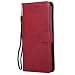 Produktbild DENDICO LG V30 Hülle, PU Leder Wallet Tasche Handyhülle mit Standfunktion und Kartenfach, Magnetverschluss Flip Brieftasche Etui TPU Schutzhülle für LG V30 - Rot
