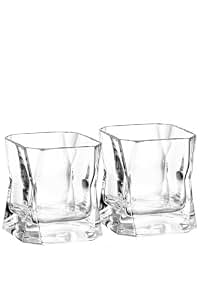 Cibi Double Blade Runner Whisky Glass (Twin Pack) 37cl: Amazon.co.uk ...
