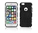 Price comparison product image C63® Apple iPhone 6 [4.7 inch] Heavy Duty Shockproof Case. Hard Back Protective Black Case Cover