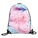 Produktbild gthytjhv Rucksack mit Kordelzug Rucksack Shoulder Bags Sporttasche Travel Backpack Lion Cotton Candy4 Lightweight Unique 16.9x14.2
