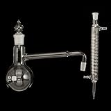 Größe des Rundkolbens mit Seitenrohr: L * B / 300 * 65mm / 11,81 * 2,55 ''