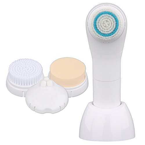Discoball 4 in 1 Electric Facial Cleansing Brush Skin Pore Care Exfoliate Hydrate Massager