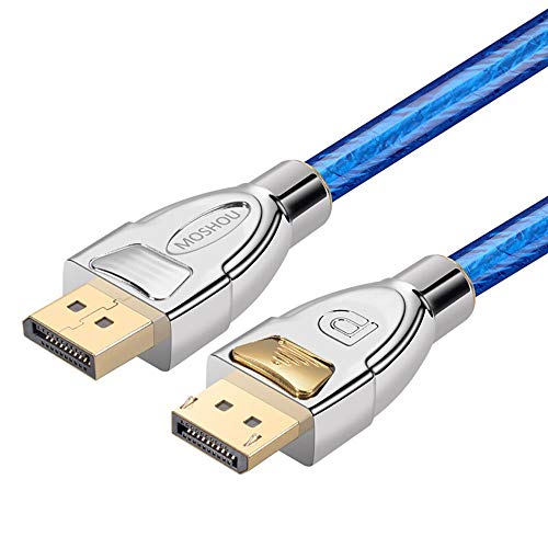SIKAI CASE 8K/60Hz DisplayPort a DisplayPort 1.4 Cavo con Placcato Oro Compatibile con Laptop 4K/120Hz HDR 10 Cable ad Alta Velocità per Xbox Playstation PS3 PS4 PC - 5m
