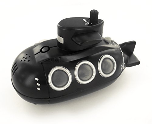 Radio in Form eines U-Boots für Dusche oder Pool, Farbe: Schwarz - 4