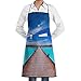 Produktbild GDESFR Apron with Pock,Wooden Dock Bridge Fashion Waterproof Durable Apron with Pockets for Women Men Chef