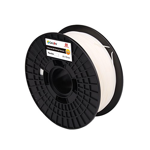 Colido col3d-lfd019 W Flexible Filament für 3d-Drucker, 1.75 mm, 1 kg, weiß - 3