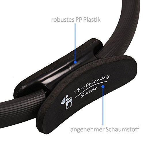 The Friendly Swede Pilates Ring – effektives Trainingsgerät zum Stärken Ihrer Oberkörper-, Arm-, Bein-, und Rückenmuskulatur - 4