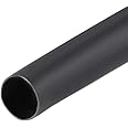 sourcing map Heat Shrink Tubing, 3/8"(9.5mm) Dia 3:1 rate Shrinkable Tube Cable Sleeve 10ft - Black
