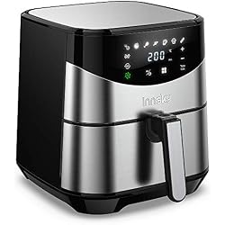 Innsky friteuse sans huile, 1500W, friteuse à air chaude avec LCD écran tactile (5.5L)
