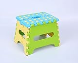 F-Eshion 1pc * kleine tragbare Kunststoff klappbarer Hocker Sicherheit Kinderstuhl * zufällige Farbe - 2