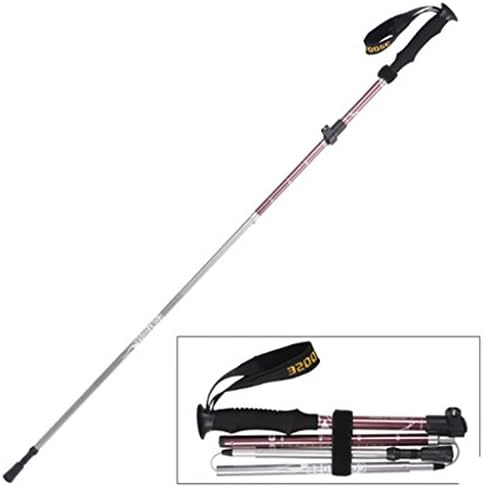 CANE Trekking Poles Walking Sticks with Folding Sticks Telescopic Sticks Carbon Fiber Trekking Poles Quick Lock, purple