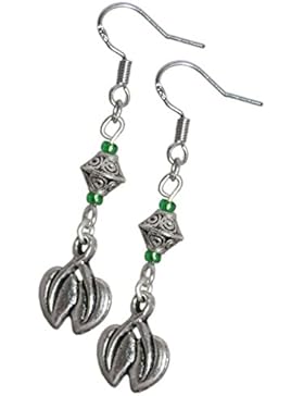 Katharina Fairytale Damen Mädchen Ohrringe der Hexe Mandragora Ohrhaken aus 925er Sterling Silber