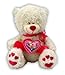 Produktbild Bär mit Herzen 'be mine' - ca. 21 cm Plüsch, Liebesbär, Teddy, Teddybär