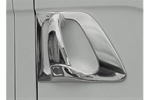 VNVIS Juego de 4 cubiertas de manija de puerta de acero inoxidable para Scania R Series