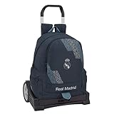 mochila carrito real madrid Tiras ajustables y acolchadas para colgar con facilidad a la espalda; espalda acolchada que aporta mayor comodidad y transpiración; cuenta con un asa en la parte superior
