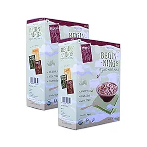 Pristine BEGINNINGS Breakfast Cereals 100% Organic Millet Muesli 150g - Pack of 2