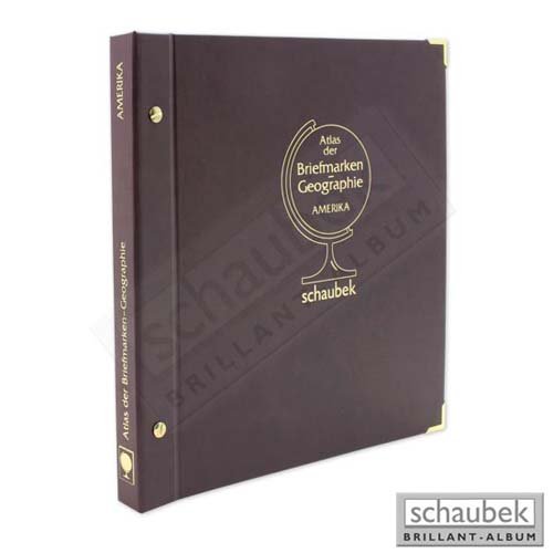 Preisvergleich Produktbild Schaubek Briefmarkengeographie Briefmarken-Geographie Atlas Amerika A-AMF