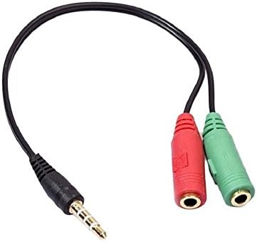 KOKKIA MicAudio_Splitter : 3.5mm 4-pole audio/microphone to 2 separate 3.5mm headphone , microphone