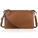 Produktbild befen Damen Leder Handtasche Clutch Handy Geldbörse Mini Crossbody Geldbörse mit Kartenfächern, (Karamellfarben/Braun), Medium