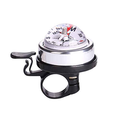 Preisvergleich Produktbild AchidistviQ Fahrradklingel für Mountainbike, mit Ring und Ring Silber