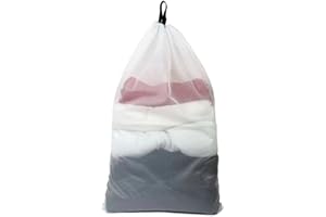 MAGNIFICENT 7 STAR Magnificent XXL Heavy Duty Laundry Bag- Mesh Laundry Bags for Washing Machine with Drawstring Closure- Large Washing Bags for Laundry Delicates Clothes Hosiery Plush Toys Storage and More! 1pc 63x93cm