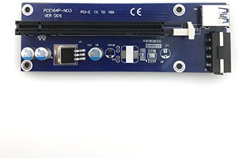 006 Riser PCI-E PCI Express Riser Card 1x to 16x Risers Cable sets for BTC Miner Machine Cable