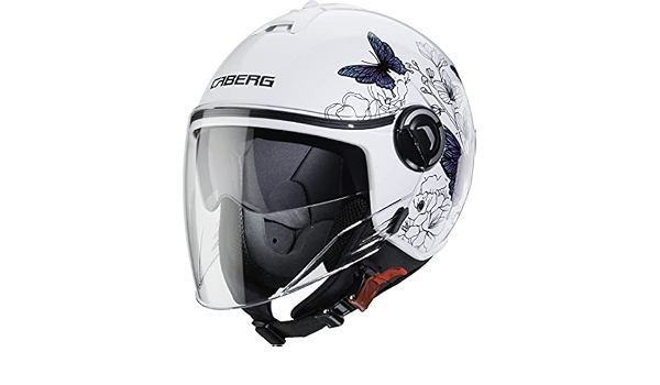 Caberg CASCO RIVIERA V4 MUSE, Bianco/Porpora, XS : Amazon.it: Auto e Moto