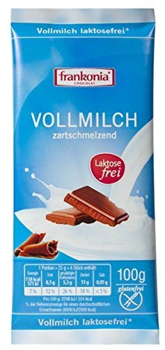 Preisvergleich Produktbild Frankonia Vollmilch laktosefrei, Menge:100g
