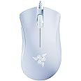 Razer DeathAdder Essential Wired Gaming Mouse 6400DPI Optical Sensor 5 Independently Programmable Buttons Ergonomic Design(White)