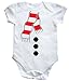 HippoWarehouse Fancy Dress Snowman baby vest boys girls
