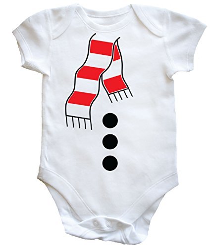 HippoWarehouse Fancy Dress Snowman baby vest boys girls