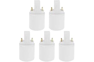 Angoter 5Pcs professionale G23 a E27 adattatori base della lampada Standard Base Convertitori portalampada Utile Household Electrical